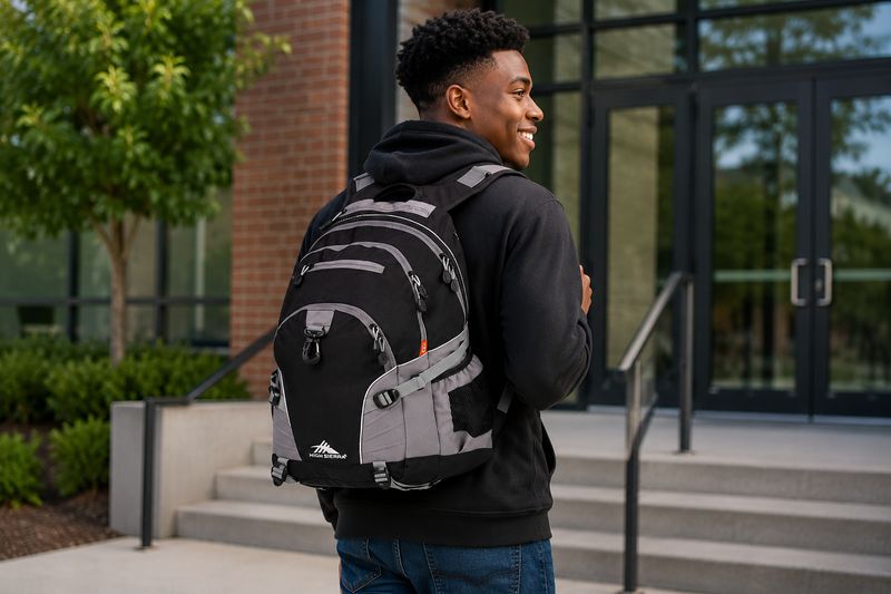 Sac à dos High Sierra Loop – Noir et anthracite