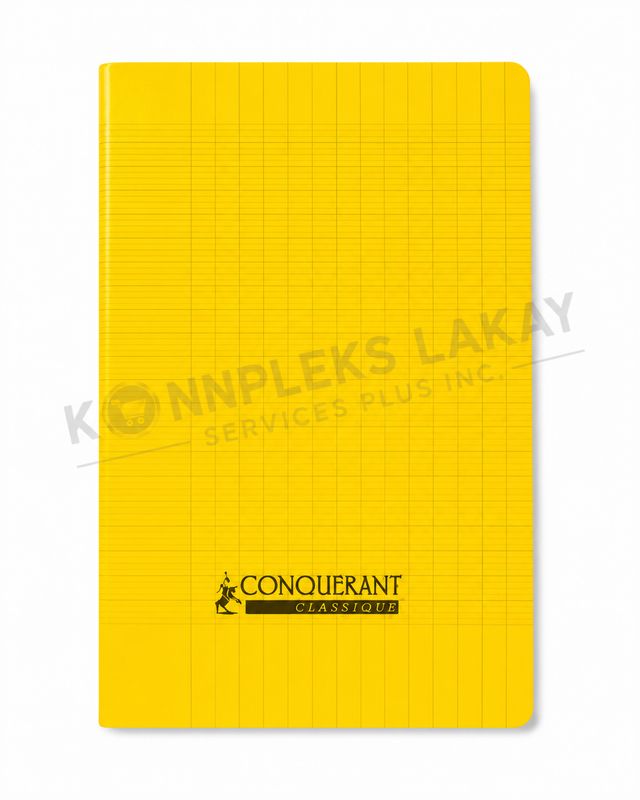Cahier Conquérant Classique – Jaune