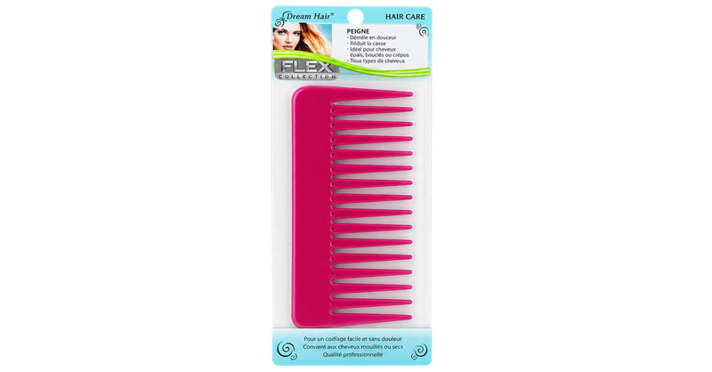 Peigne démêlant à dents larges – Rose