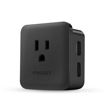 Pisen 2.4A Smart Charging Plug (US Socket)
