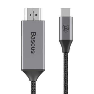 Baseus Video Type -C Cable, Male to HDMI 4K Suppport (The Dual Screen Operation)