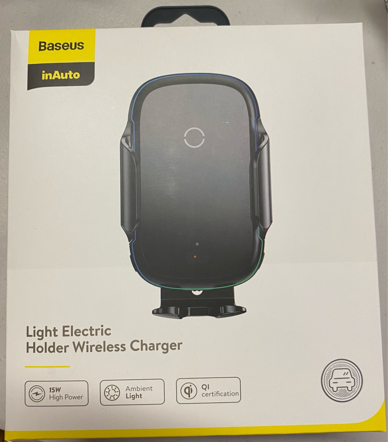 Baseus Light Electric Holder Wireless Charger