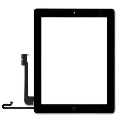 iPad 4 Glass & Touch Digitizer Replacement - Black - Original Quality