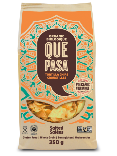 Que Pasa Tortilla Chips Organic Salted 350g