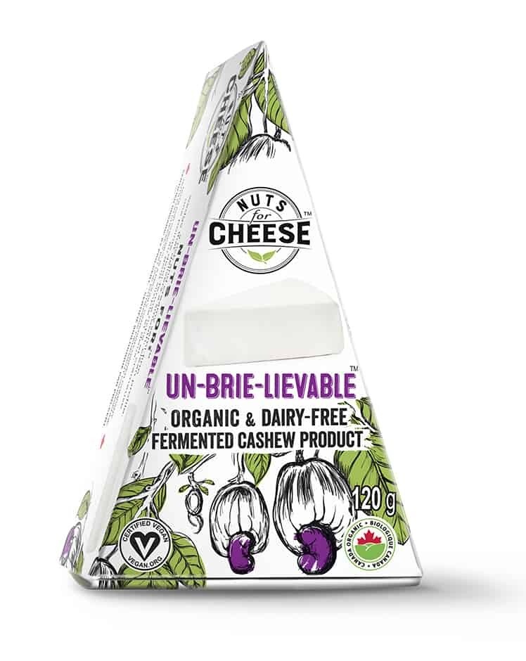 Nuts for Cheese  Unbrieleivable Brie Cultured Cashew Cheese 120g