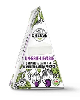 Nuts for Cheese  Unbrieleivable Brie Cultured Cashew Cheese 120g
