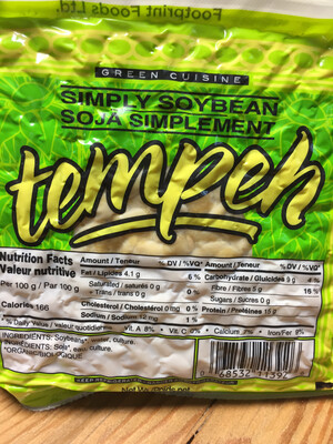 Green Cuisine Tempeh Simply Soybean 225g