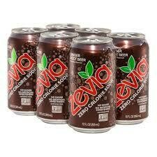 Zevia Ginger Rootbeer - Single - 355ml - includes deposit