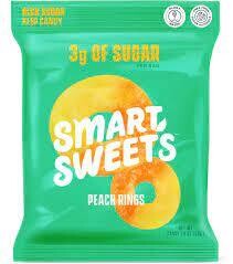 Smart Sweets Gummy Candies - Peach Rings - 50g
