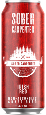 Sober Carpenter Non Alcoholic Beer - Irish Red - 473ml - Includes Deposit