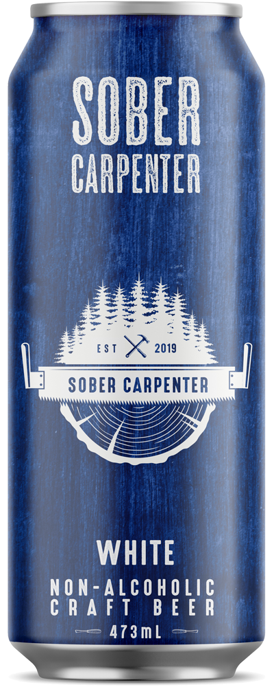 Sober Carpenter Non Alcoholic Beer - White - 473ml - Includes Deposit