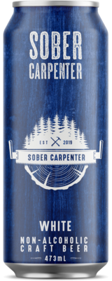 Sober Carpenter Non Alcoholic Beer - White - 473ml - Includes Deposit