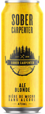 Sober Carpenter Non Alcoholic Beer - Blonde Ale - 473ml Includes deposit