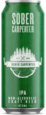 Sober Carpenter Non Alcoholic Beer - IPA - 473ml - Includes deposit