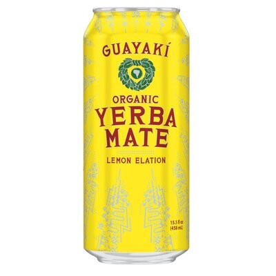 Guayaki Yerba Mate Drink - Lemon Elation- 458ml