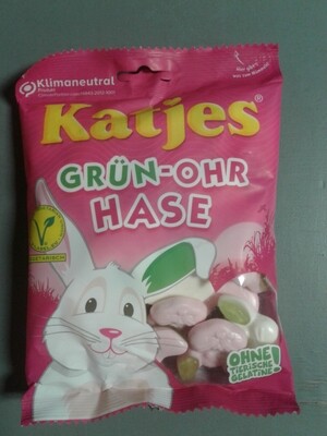 Katjes Wonderland Plant Based Gummies Vegan - Grun-Ohr Hase - 200g
