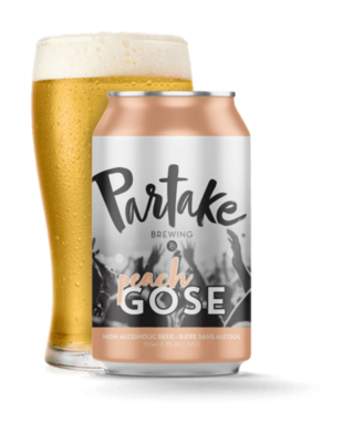 Partake Non Alcoholic Beer - Peach Gose 