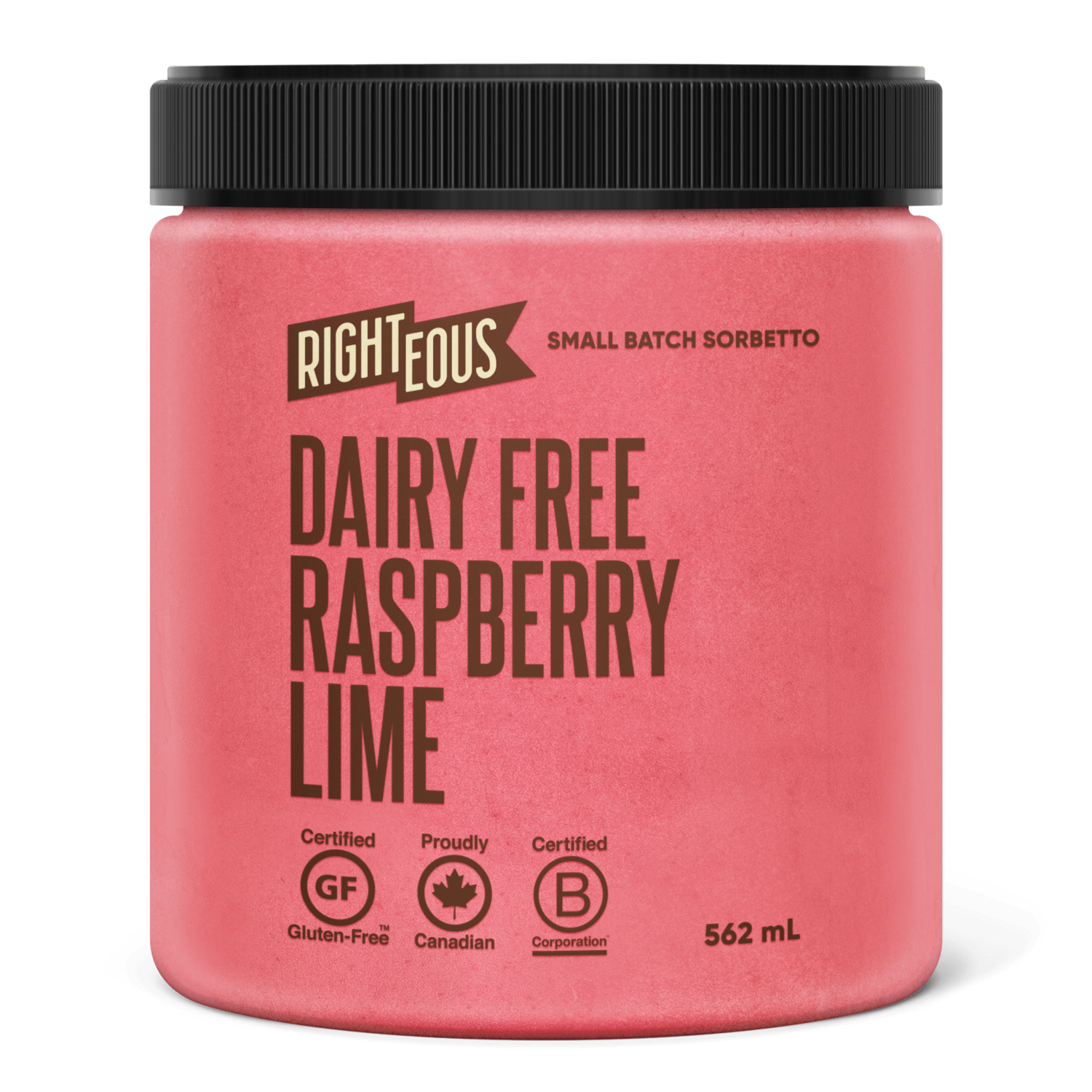 Righteous Dairy Free Gelato Raspberry Lime
