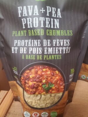 Ecoideas Fava &amp; Pea Protein Crumbles 108g