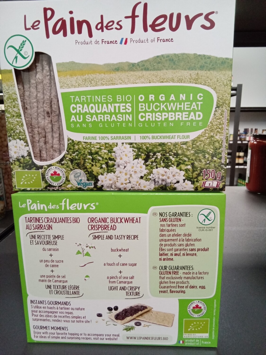 LePain des Fleurs Gluten Free Crackers 150g