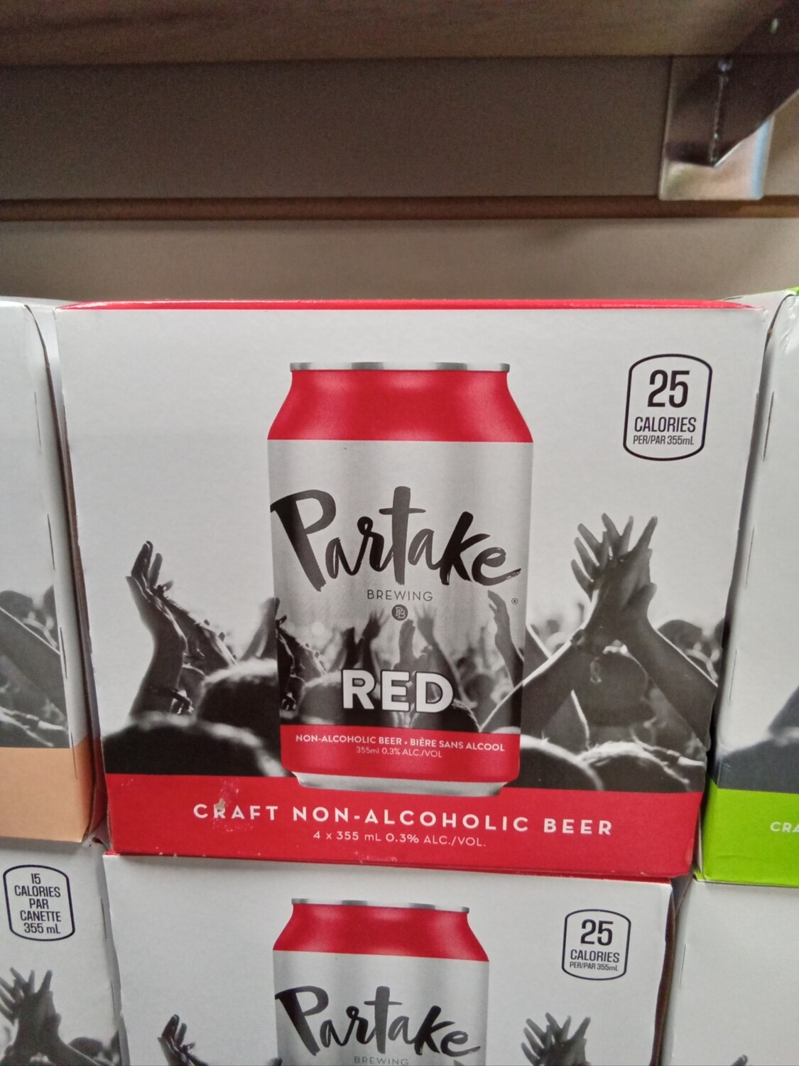 Partake Non Alcoholic Beer - Red Ale - 4pk - 4x355ml
