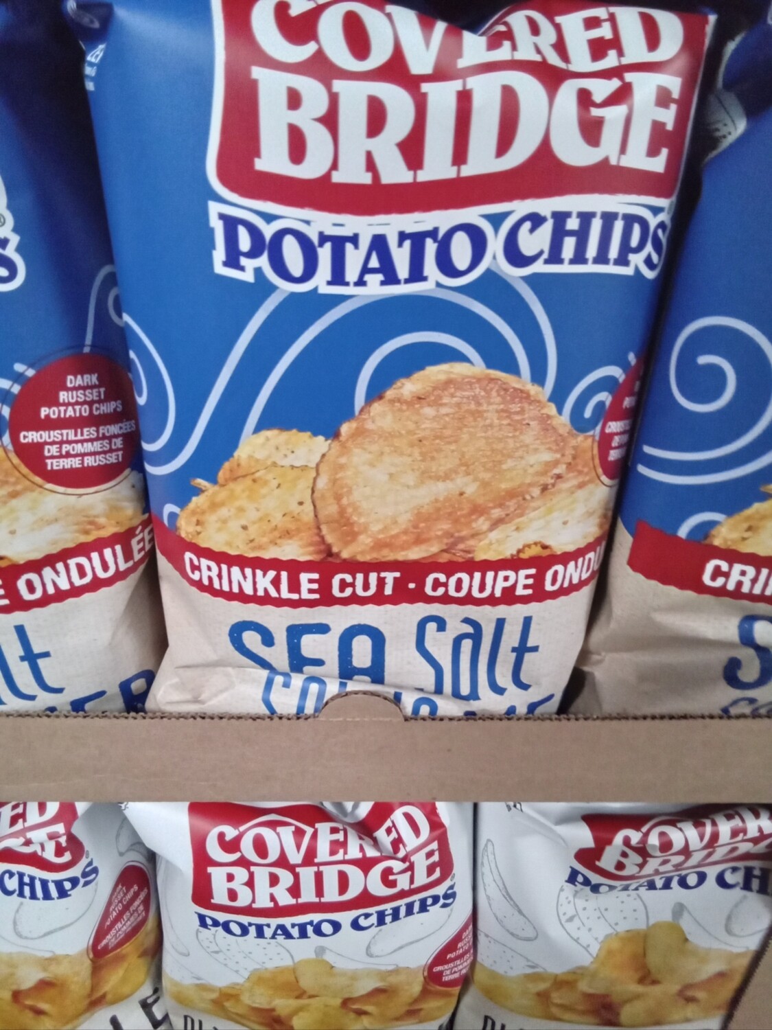 Covered Bridge Potato Chips Sea Salt 170g