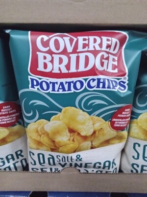 Covered Bridge Potato Chips Sea Salt and Vinegar 142g