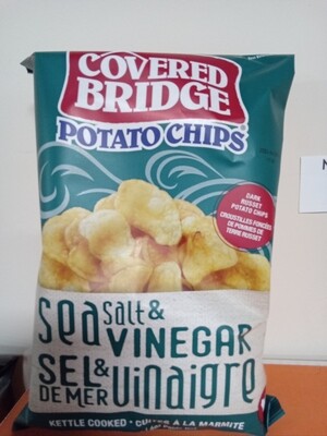 Covered Bridge Potato Chips  Salt and Vinegar  170g