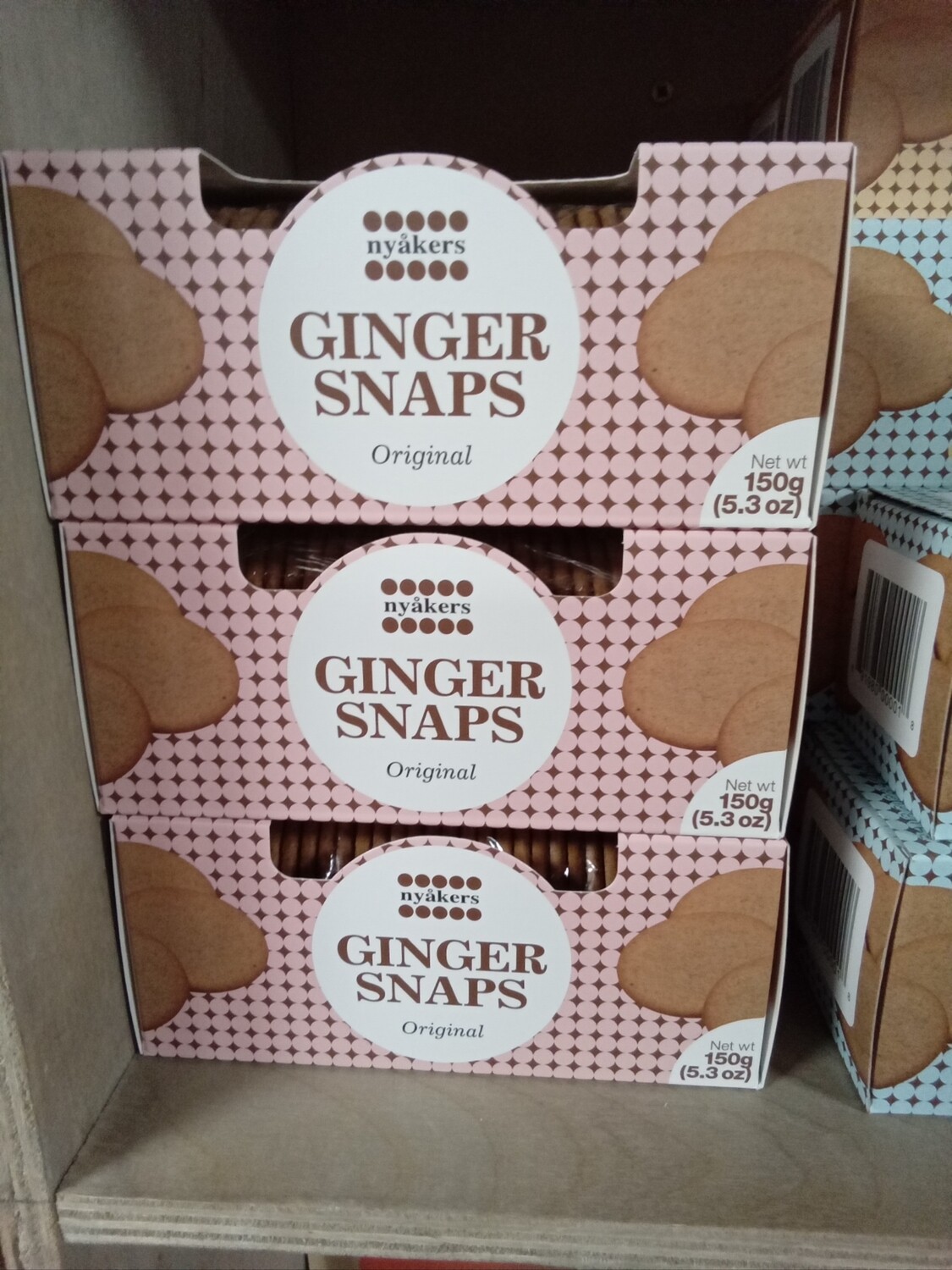 nyakers Ginger Snaps Original 150g