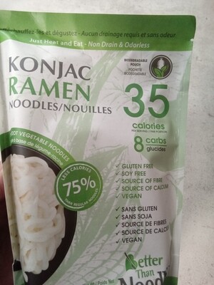 Better Than Pasta Organic Konjac Ramen Noodles - 300g
