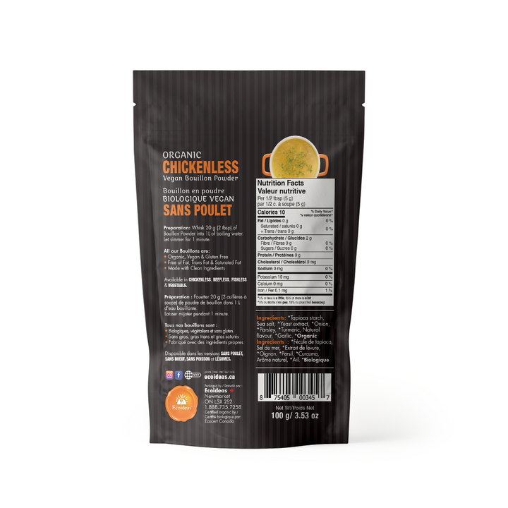 Ecoideas Vegan Bouillon Chickenless 100g
