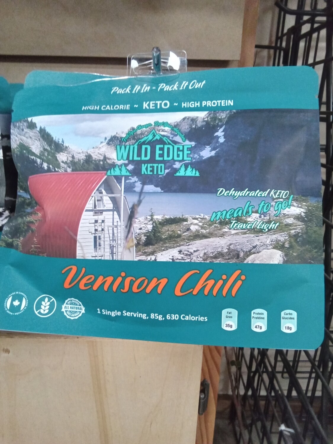 Wild Edge Keto - Venison Chili - Dehydrated Meal