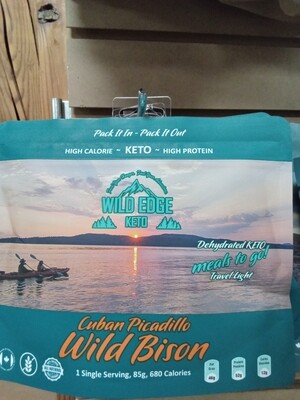 Wild Edge Keto - Cuban Picadillo Wild Bison - Dehydrated Meal