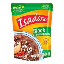 Isadora Refried Beans Black Beans 350 g