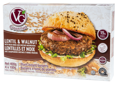 Very Good Gormet - 4 Pkg Burgers Lentil and Walnut