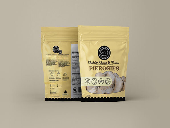 Nina&#39;s Pierogies  Non-Vegan Cheddar Cheese &amp; Potato- Gluten Free