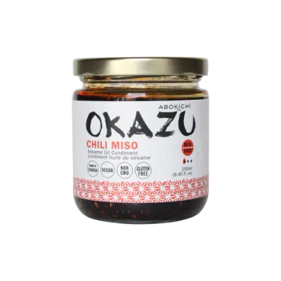 OKAZU Chili Miso Japanese miso chili oil condiment (125ml)