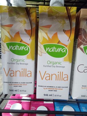 Natura Organic Fortified Soy Milk - Vanilla 946ml