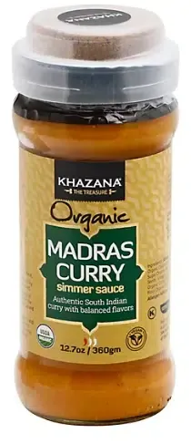 Khazana Organic Meals - Madras Curry Simmer Sauce