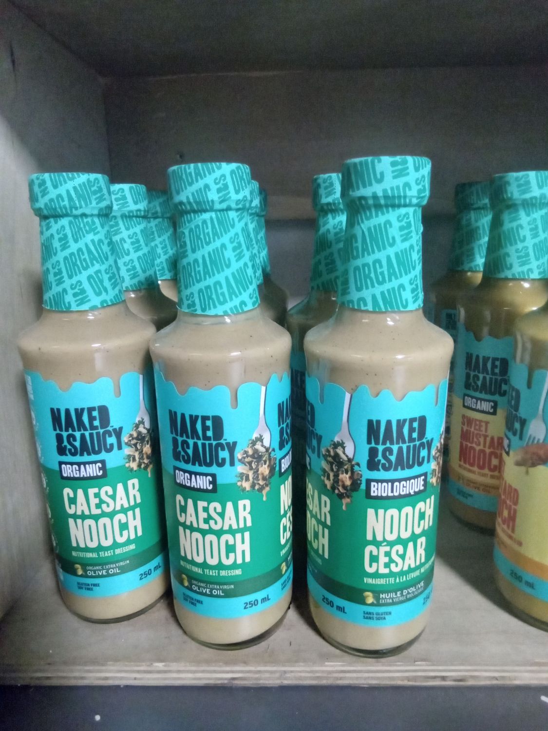 Naked and Saucy Cesar Nooch Dressing 250ml