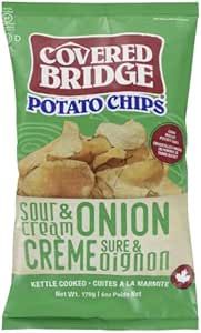 Covered Bridge Potato Chips Sour cream and onion 170g