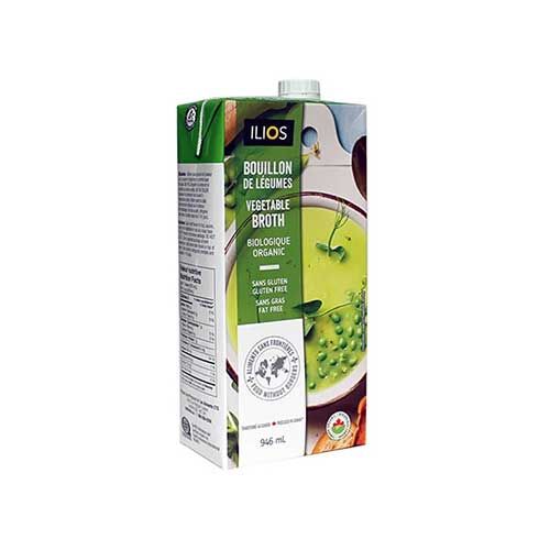 Illios Gluten Free Organic Vegetable Broth 1litre
