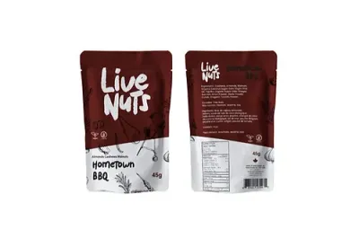 Live Nuts Hometown BBQ - 80g