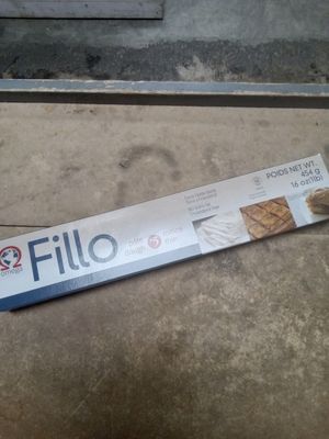 Frozen Fillo Sheet Dough Thin - 454g