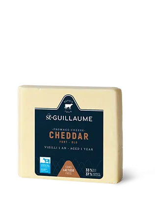 St-Guillaume 1 Year Old Cheddar Cheese (Lactose Free) - 200g