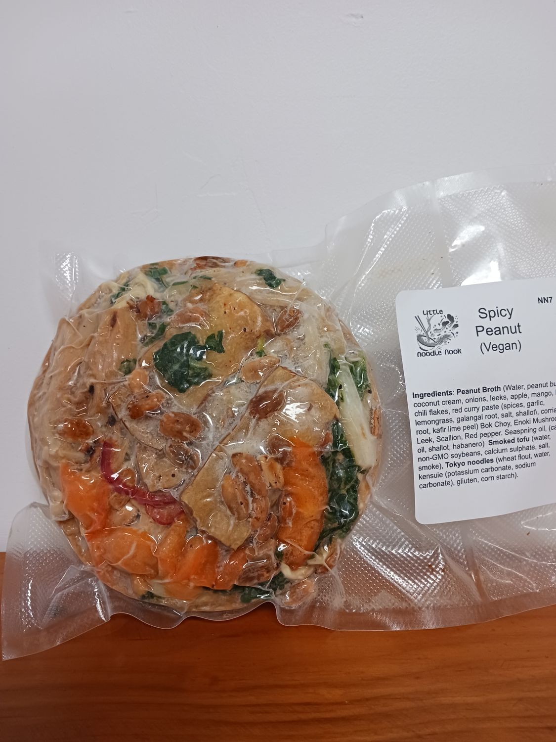 Noodle Nook - Heat &amp; Serve Noodle Bowl  - Spicy Peanut (Vegan)