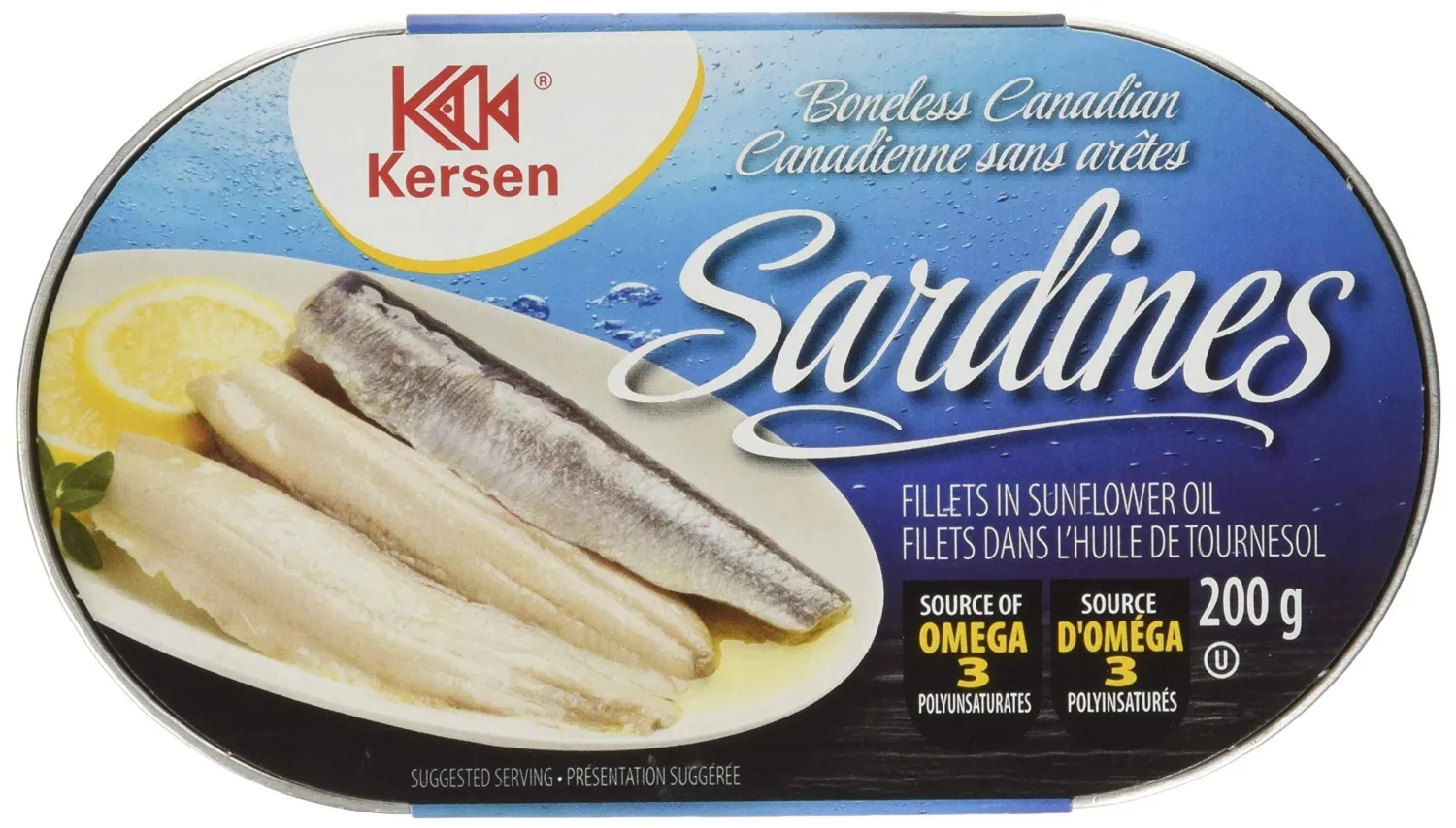 Kersen Sardines Fillet in Sunflower - 200g