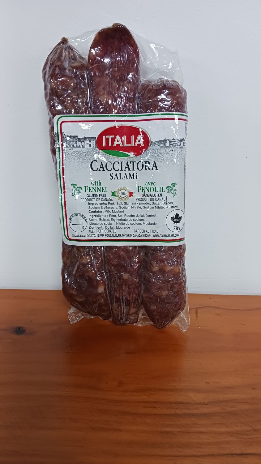 Italia Salami Co. Cacciatora with Fennel