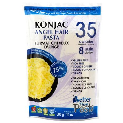 Better Than Foods Non Drain &amp; Odorless Konjac Angel Hair Pasta, 300g