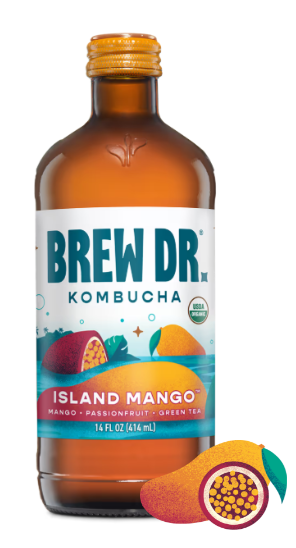 Brew Dr. Organic Kombucha - Island Mango